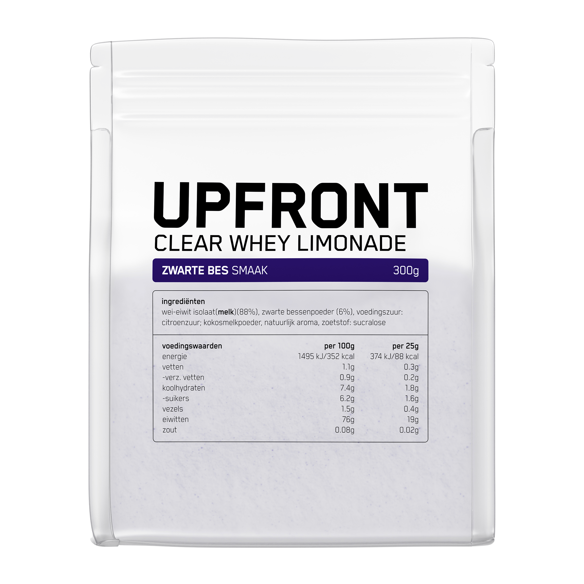 Upfront Clear Whey Zwarte Bes
