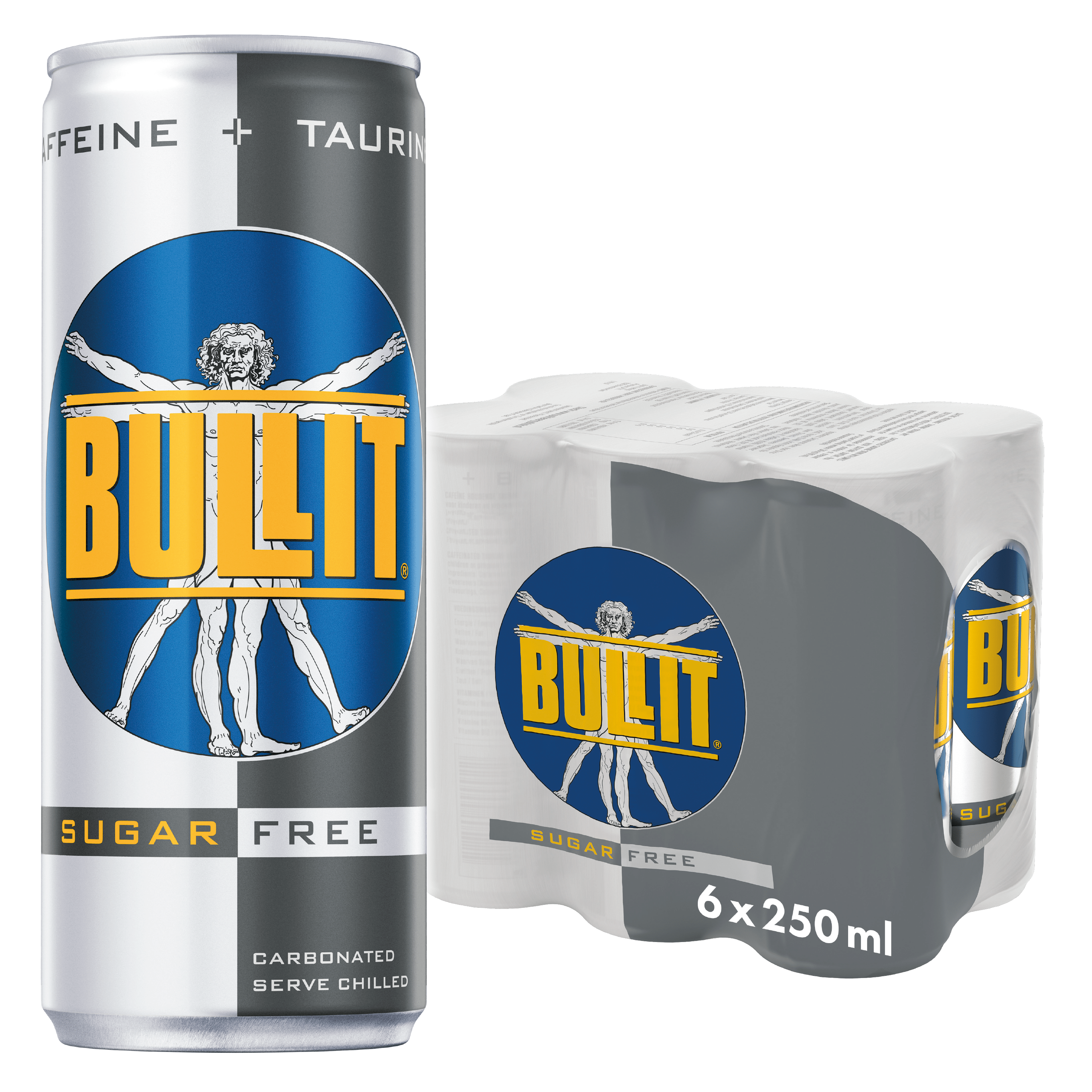 Bullit Energy drink sugar free 6-pack
