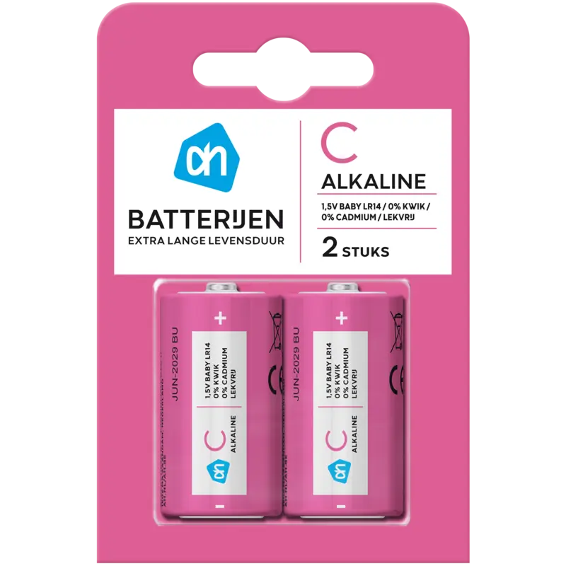 AH C alkaline batterijen