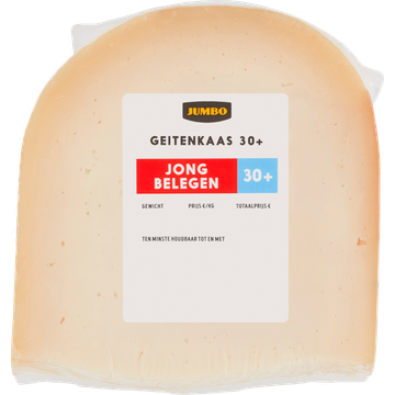 Jumbo Geitenkaas Jong Belegen 30+ Stuk ca. 350 g