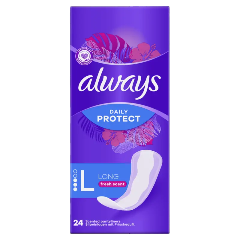 Always Dailies large fresh scent inlegkruisjes