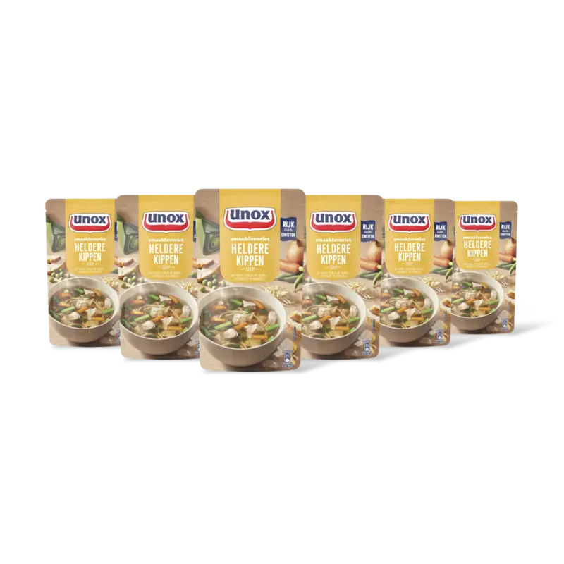 Unox Heldere kippensoep 6-pack