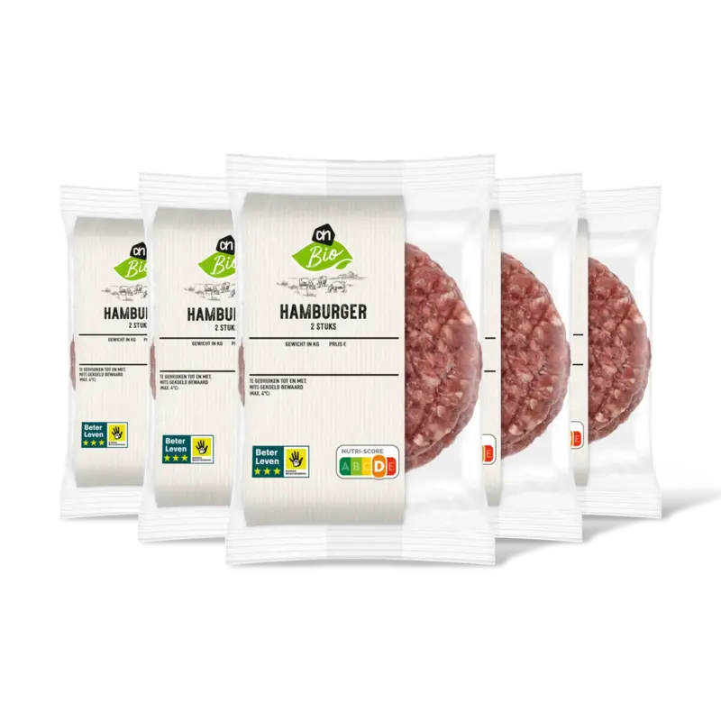 AH Biologisch Hamburger 2 stuks 5-pack