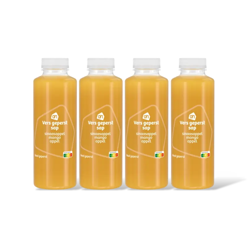 AH Vrs geperst sap sinasappl mango appl 4pk