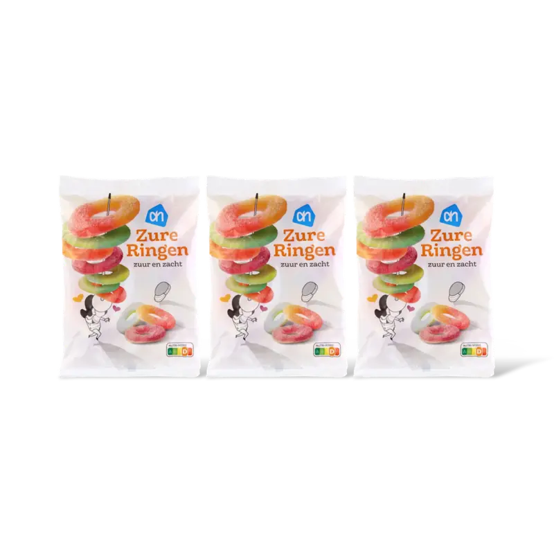 AH Zure ringen 3-pack