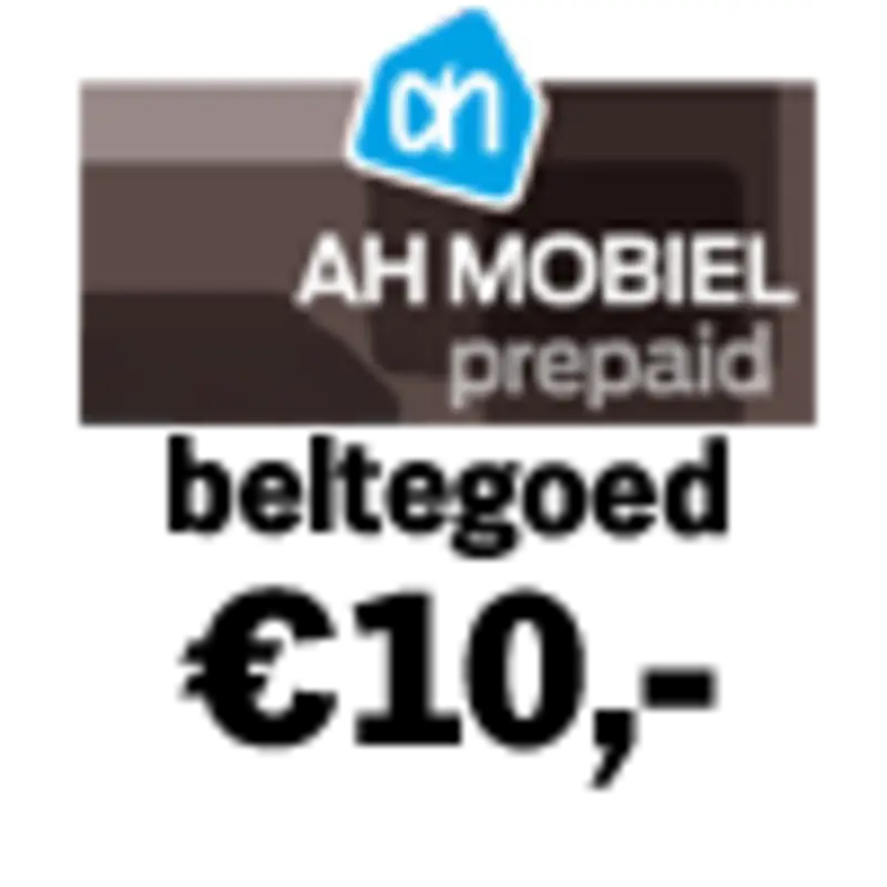 AH Mobiel prepaid beltegoed 10 euro