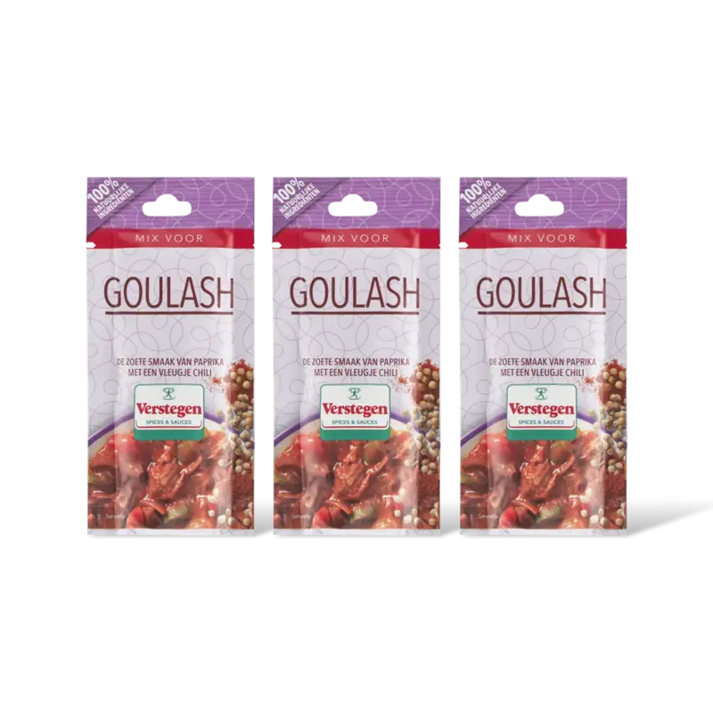 Verstegen Kruidenmix voor goulash 3-pack