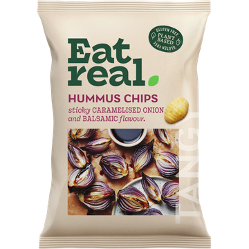 Eat Real Hummus Caramelised Onion & Balsamic Vinegar 110 g