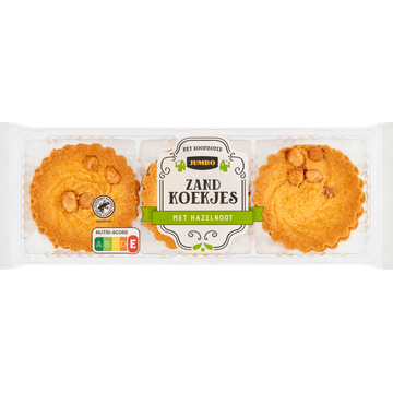 Jumbo Zandkoekjes met Hazelnoot met Roomboter 200 g
