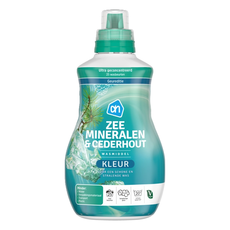 AH Wasmiddel kleur zeemineralen & cederhout