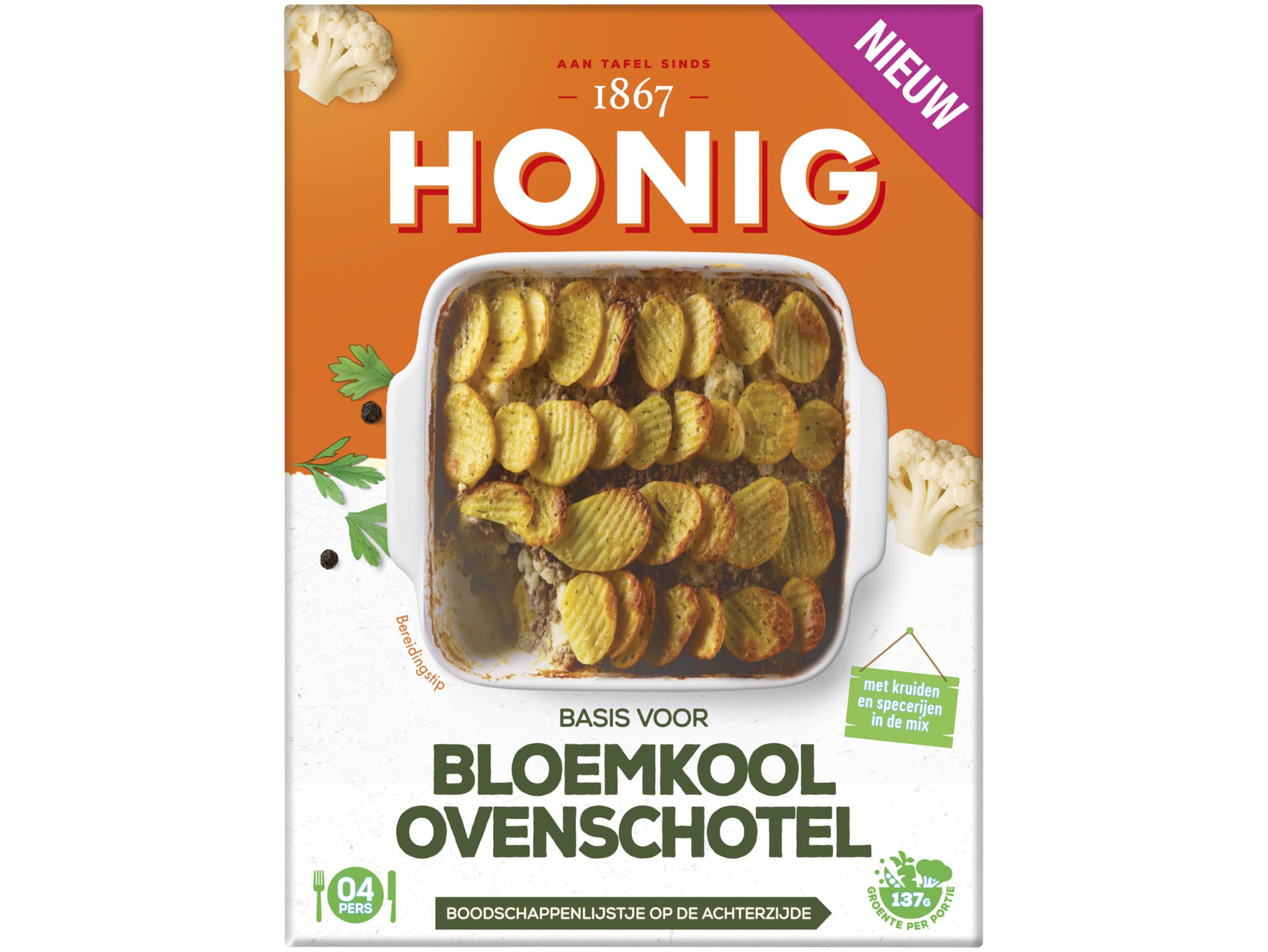 Basis voor bloemkool ovenschotel