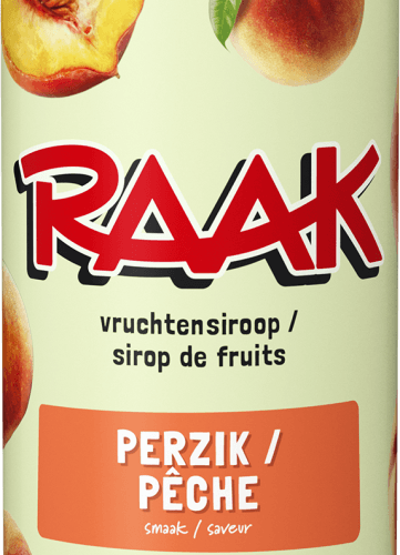 Raak Limonadesiroop perzik zero
