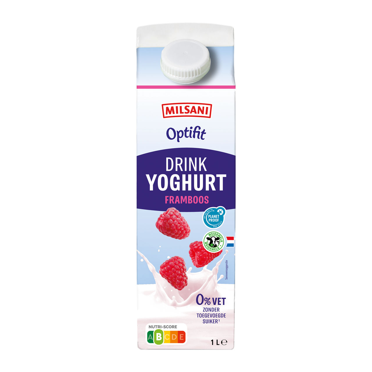 Magere drinkyoghurt framboos