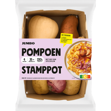 Jumbo Pompoen Stampot Verspakket 4 Personen