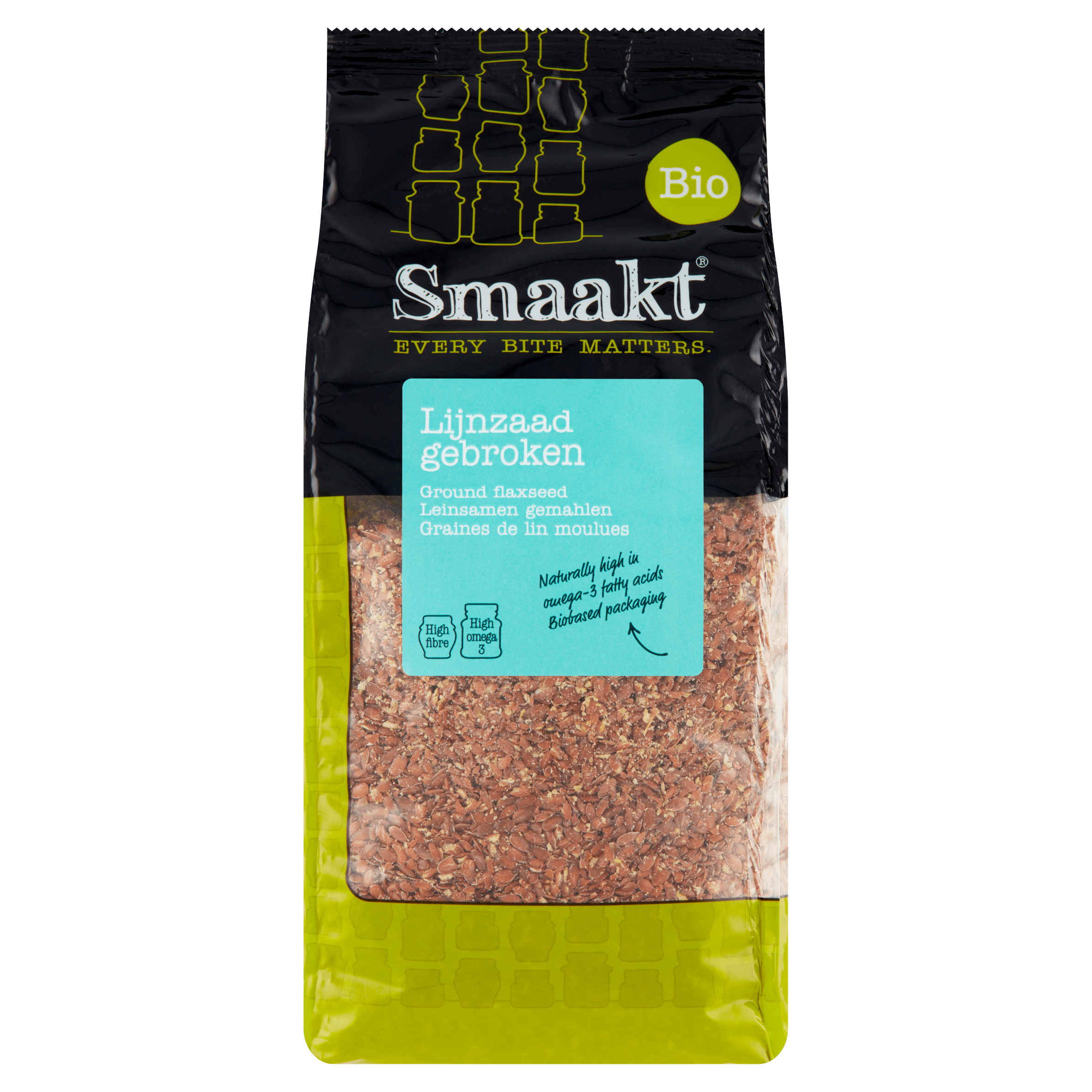 Smaakt Lijnzaad gebroken - bio