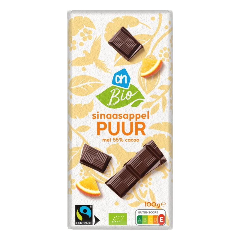 AH Biologisch Reep puur sinaasappel