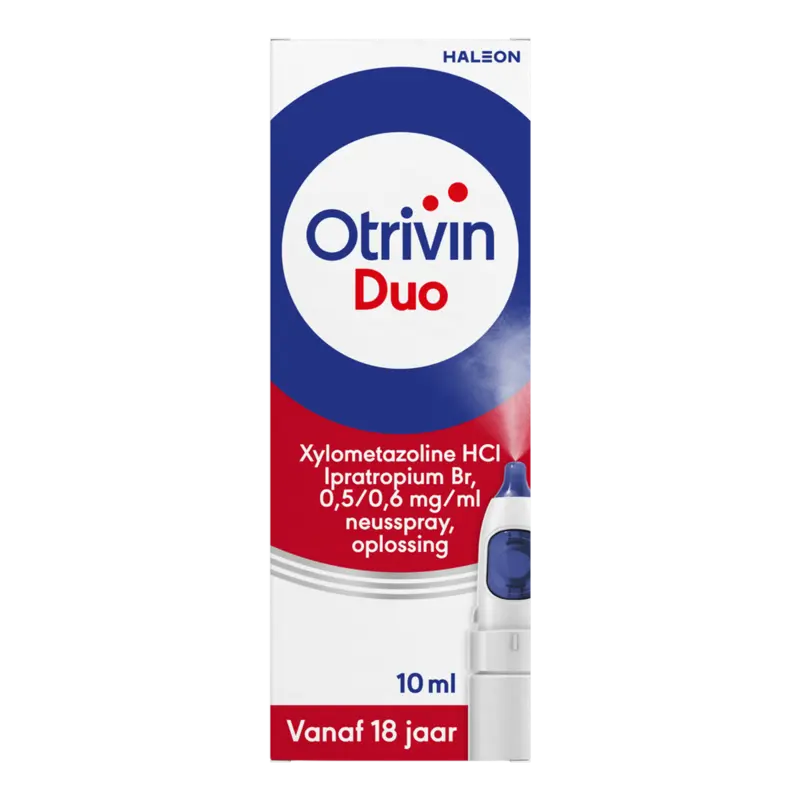 Otrivin Duo neusspray vanaf 18 jaar