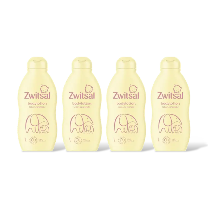 Zwitsal Baby bodylotion 4-pack