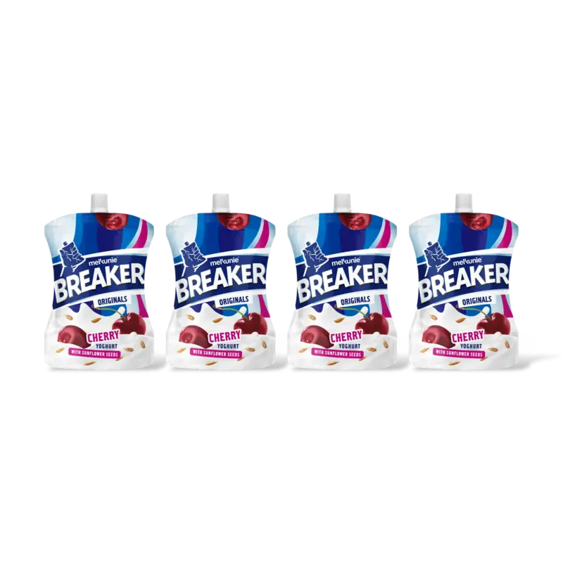 Melkunie kers yoghurt zonnebloempitten 4-pack