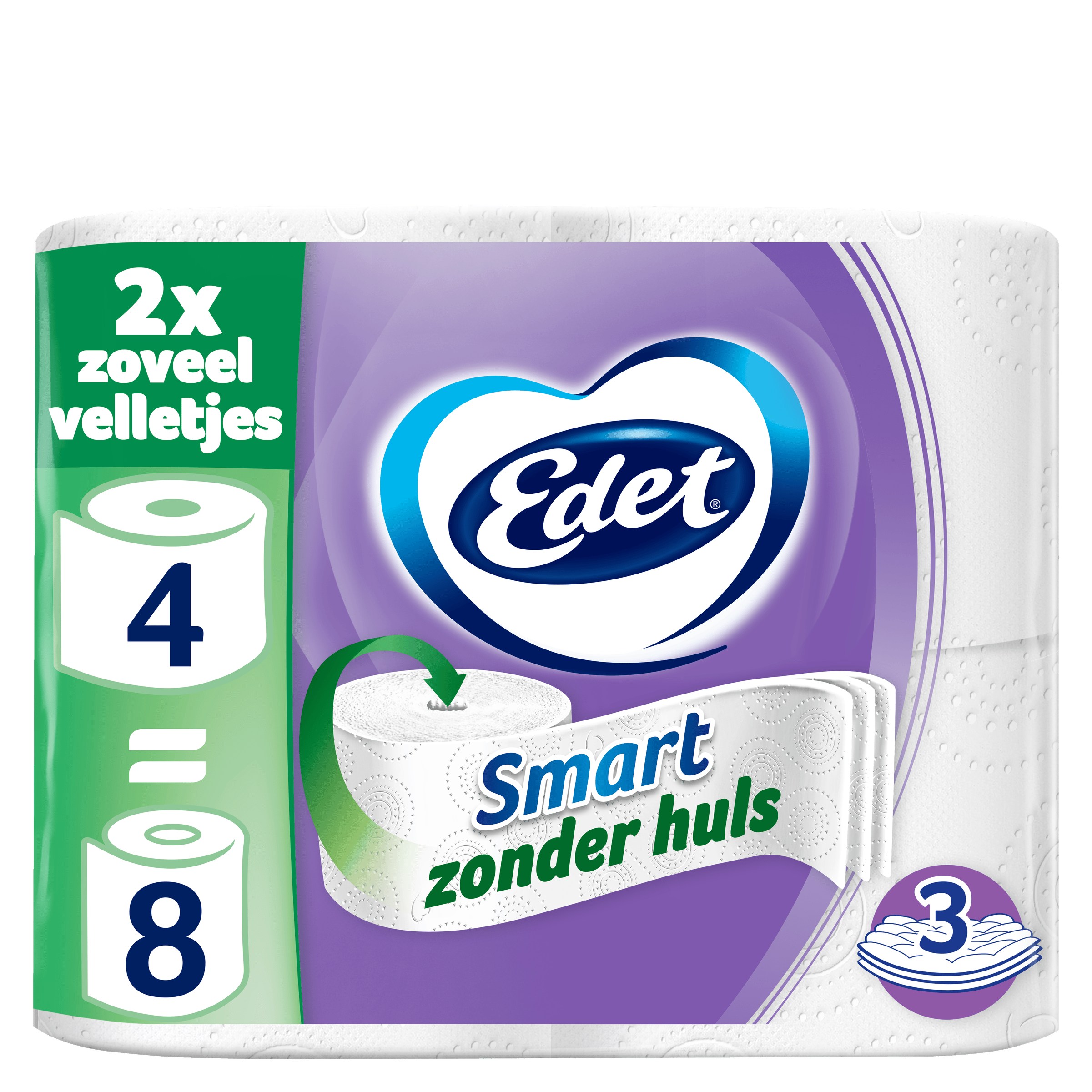 Edet Toiletpapier Smart 4=8