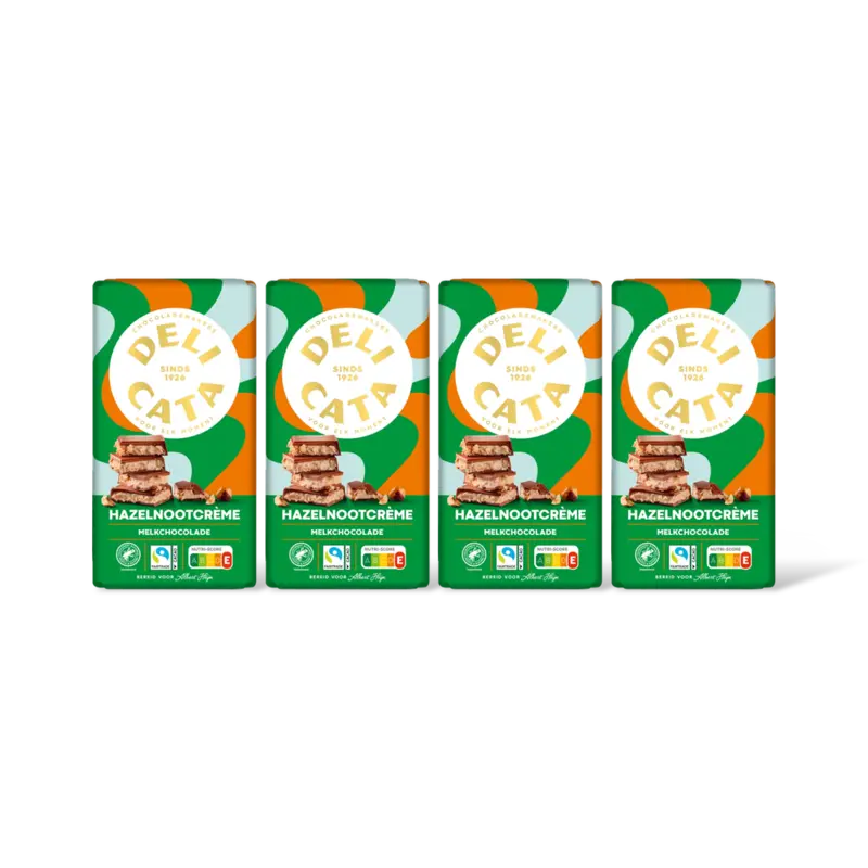 Delicata Hazelnootcreme 4-pack