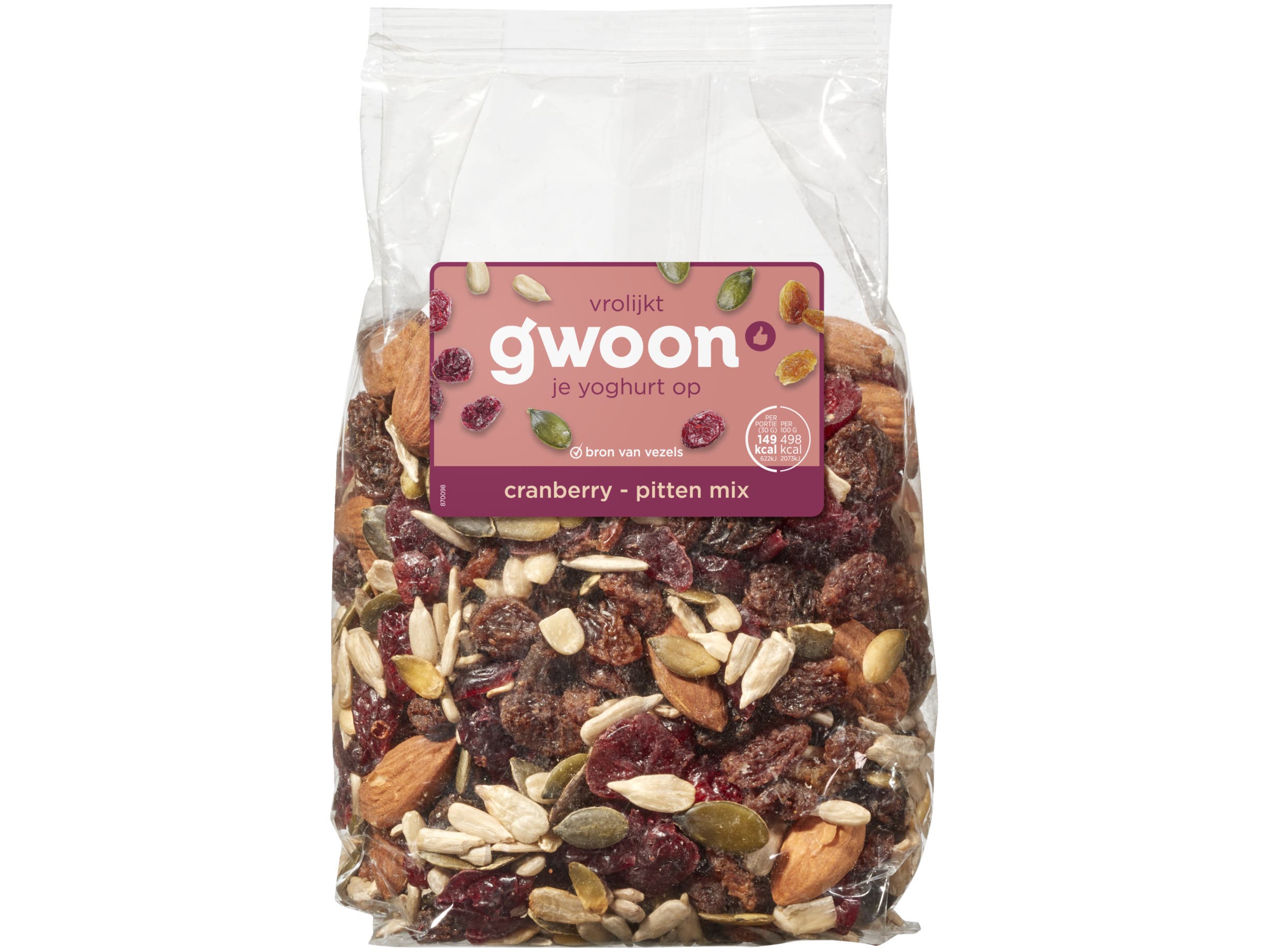 Cranberry & pitten mix