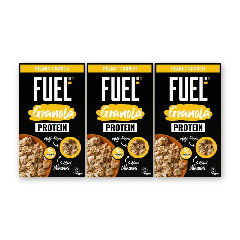 Fuel10K Granola Peanut Crunch 3-pack