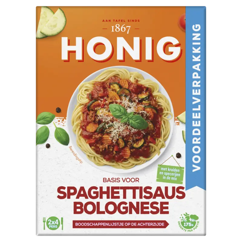Honig Basis spaghettisaus bolognese voordeel