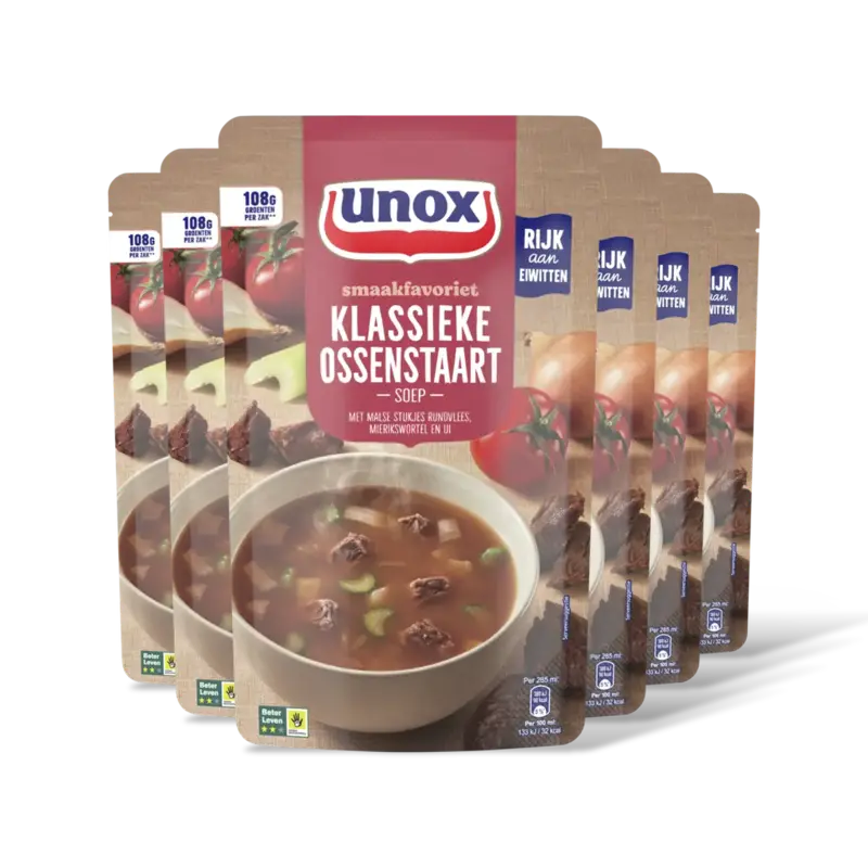 Unox Unox Klassieke ossenstaartsoep 6-pack