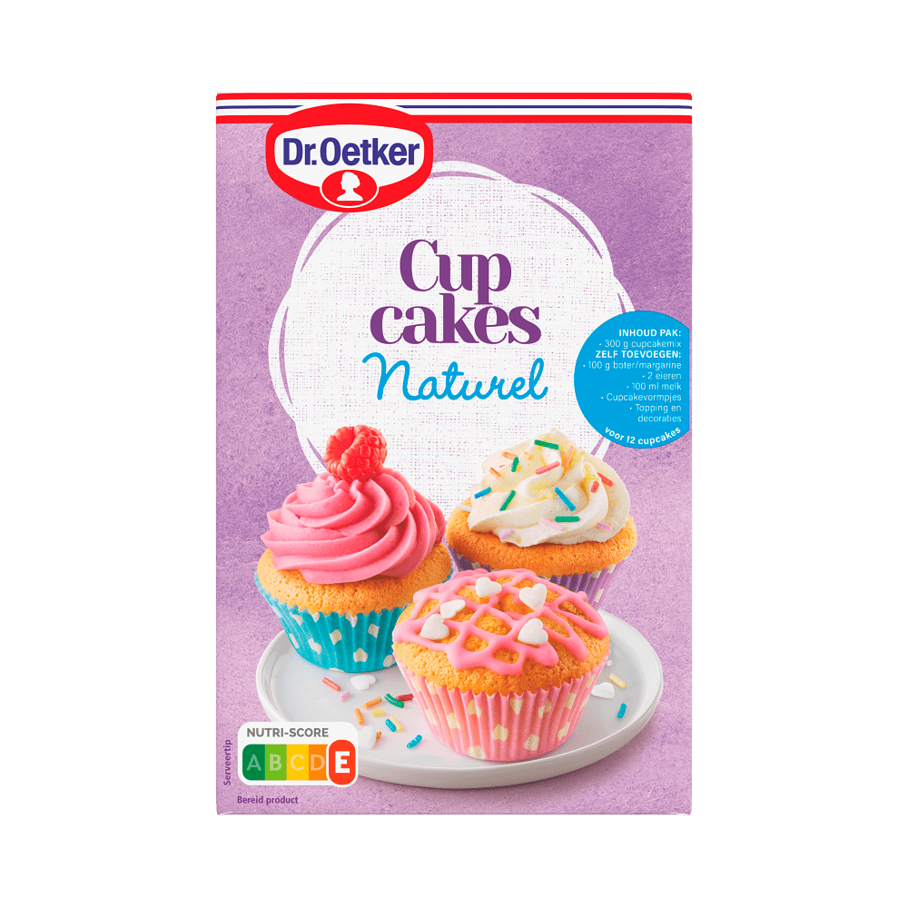 Dr. Oetker Cupcakes naturel bakmix