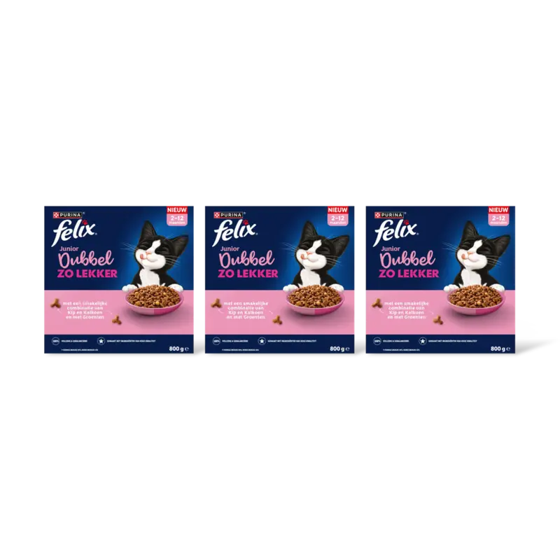Felix Dubbel zo lekker jr kip,kalkoen&melk 3pk