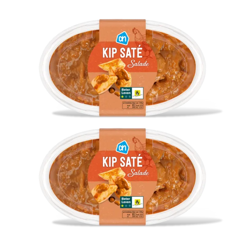 AH Kip sate salade 2-pack
