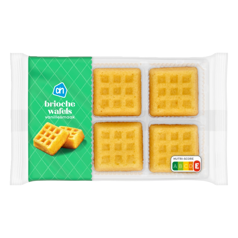 AH Brioche wafels vanillesmaak
