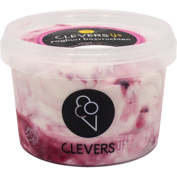 Yoghurt bosvruchten ijs