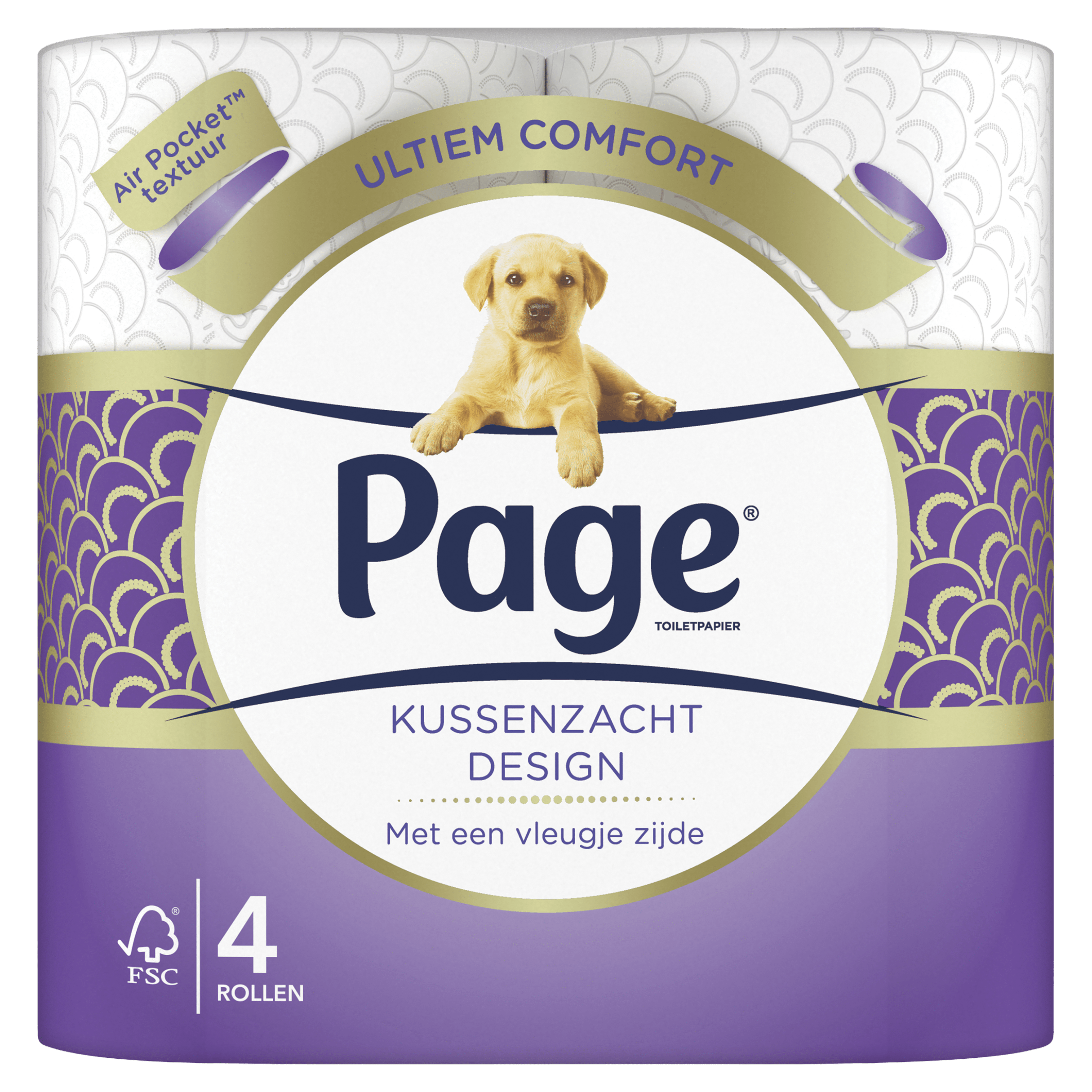 Page Toiletpapier 4 laags Design