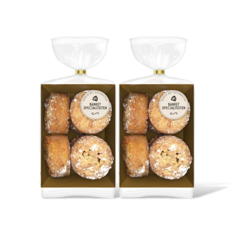 AH Mini appelkruimel koek 2-pack