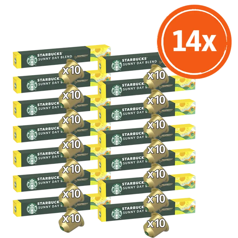 Starbucks Nespresso sunny day blend caps 14-pack