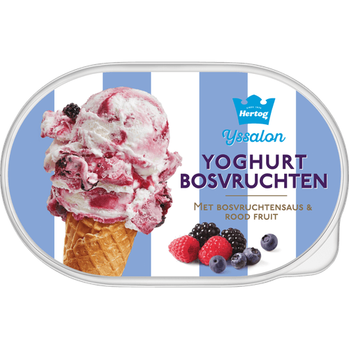 Hertog Ijs yoghurt bosvruchten