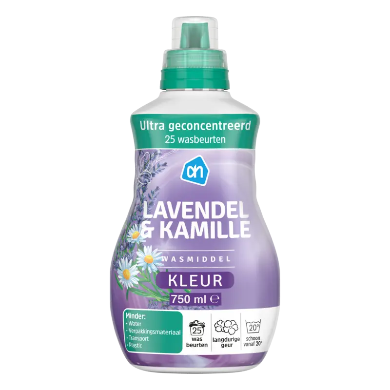 AH Wasmiddel kleur lavendel & kamille