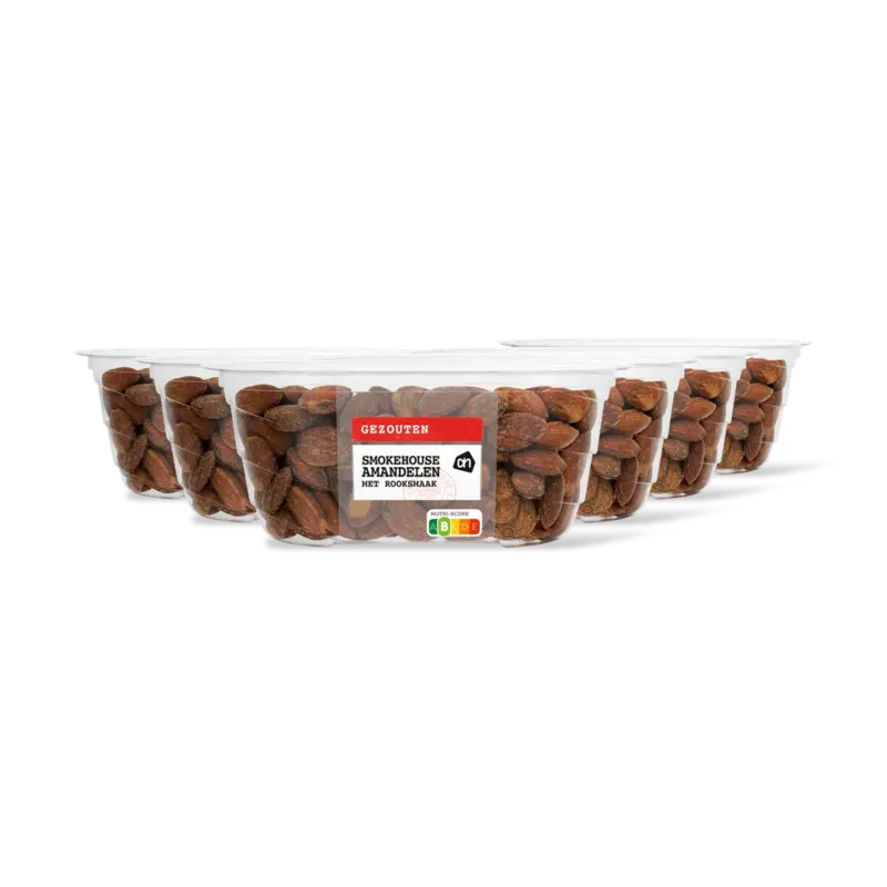 AH Amandelen met rooksmaak gezouten 6-pack