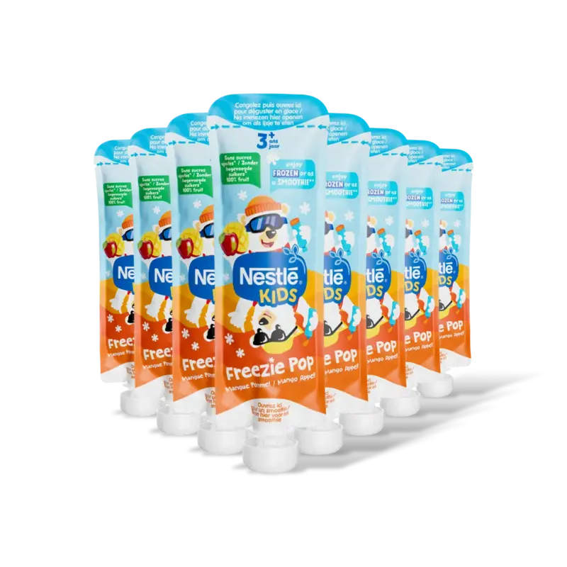 Nestlé Kids freezie pop mango appel 3+ jaar 8pk