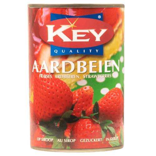 Key Aardbeien op siroop