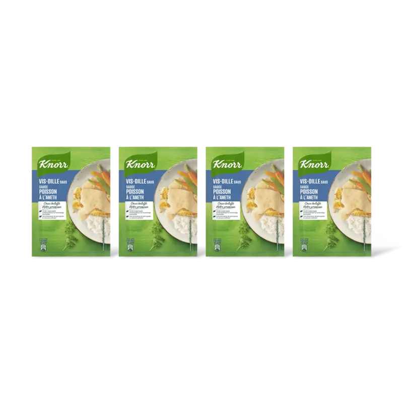 Knorr Mix vis-dillesaus 4-pack