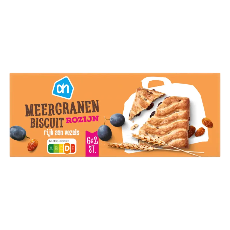 AH Meergranenbiscuit rozijn