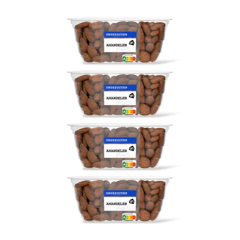 AH Amandelen ongezouten 4-pack