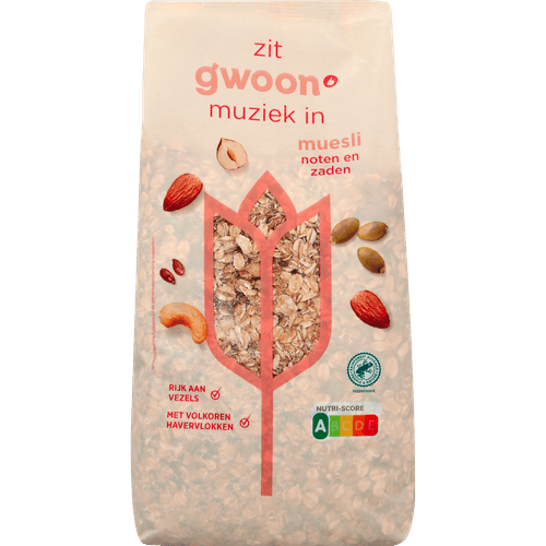 G'woon Muesli noten en zaden