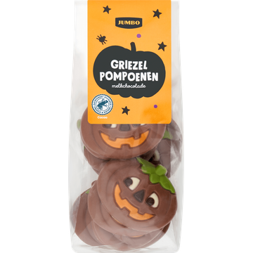 Jumbo Griezel Pompoenen Melkchocolade 144 g