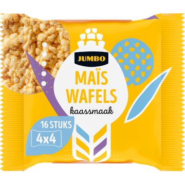 Jumbo Maïswafels Kaassmaak 4 x 4 Stuks