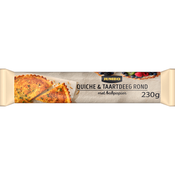 Jumbo Quiche & Taartdeeg Rond met Bakpapier 230 g
