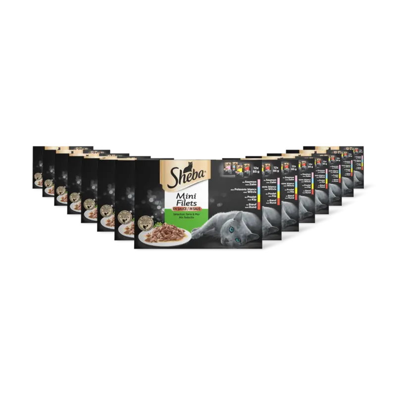 Sheba Mini filet in saus 15-pack